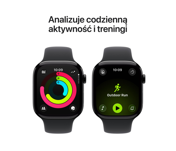 APPLE Watch Series 11 GPS + Cellular 42mm Aluminiowa koperta (onyksowa)/ Sportowy pasek (czarny) - rozmiar S/M - 1362411 - zdjęcie 4